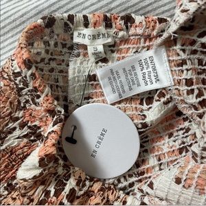 Smocked Printed High Waisted Stretch Shorts R18-21